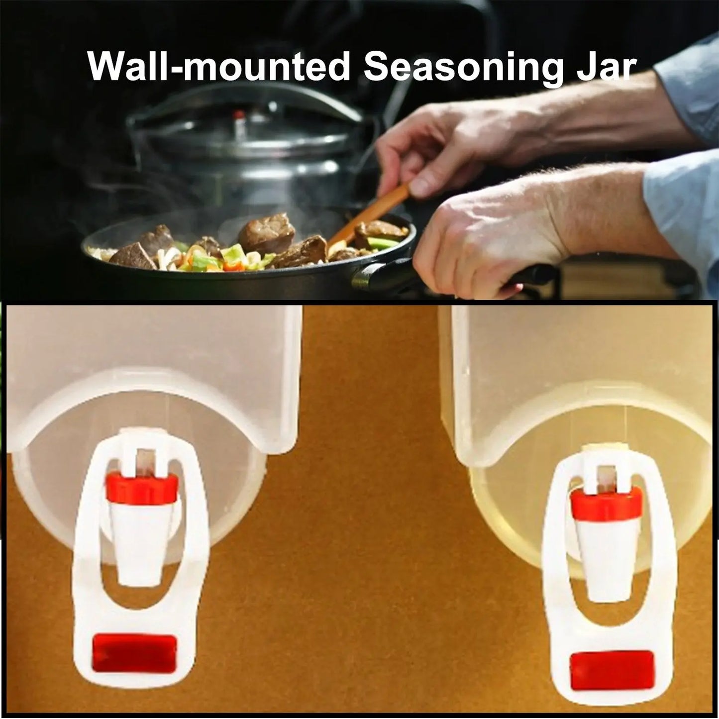 Wall - Mounted Oil Dispenser Bottle – 1100ml Leak - Proof Storage - Chestore
