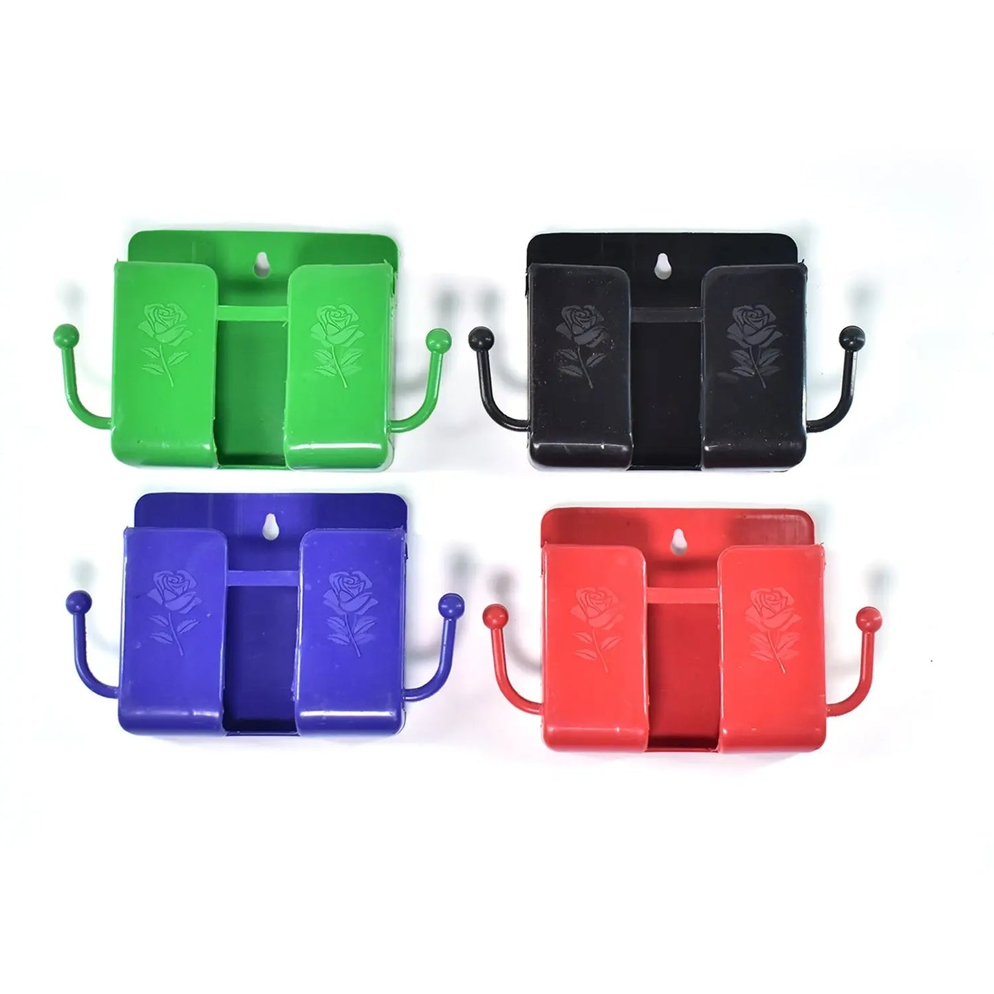 Wall - Mounted Storage Box – Remote Storage Organizer with 2 Side Hanging Hooks 📦🖥️ - Chestore