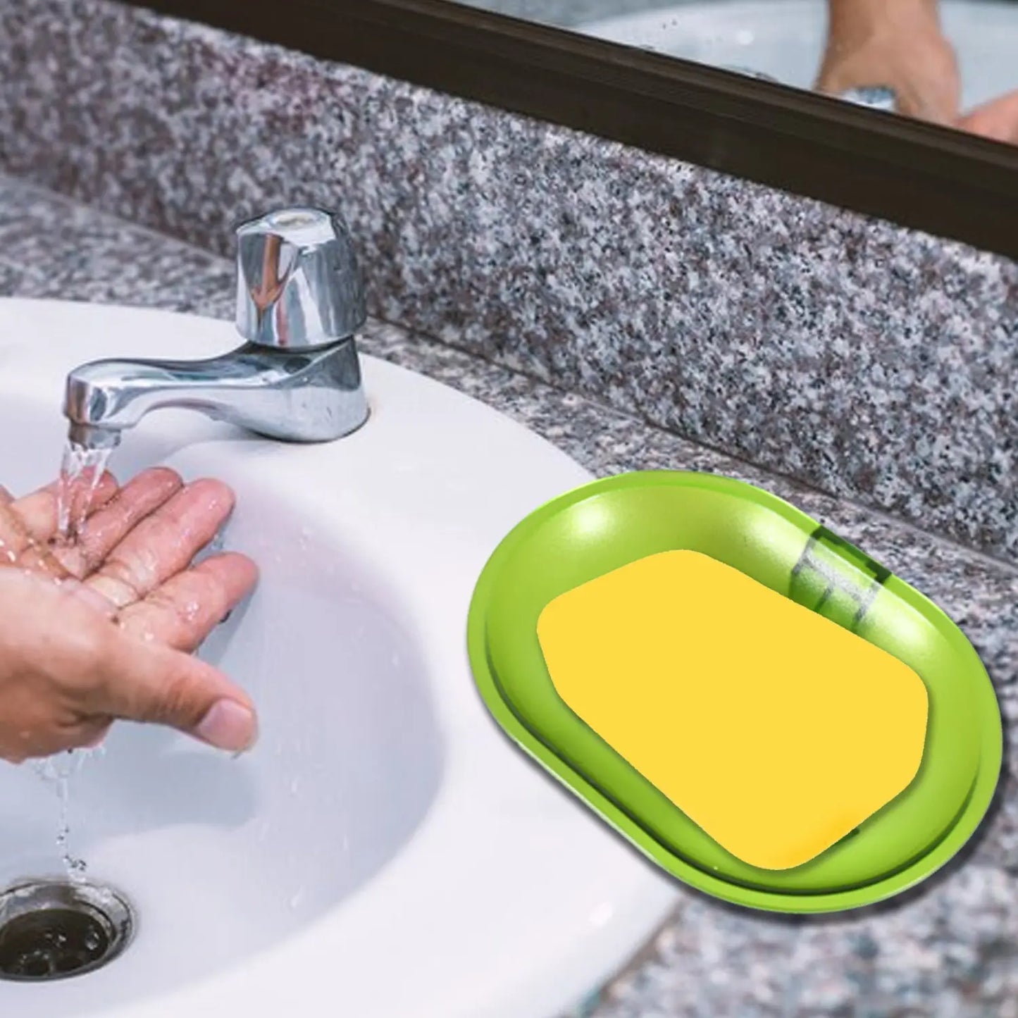 Wall - Mounted Soap Dish – Self - Adhesive, No - Drill Soap Holder for Bathroom & Kitchen - Chestore