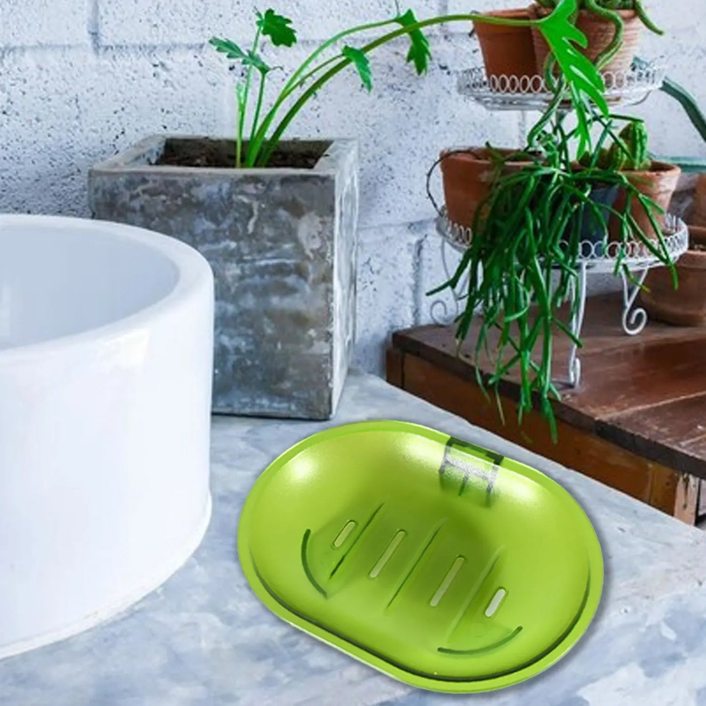 Wall - Mounted Soap Dish – Self - Adhesive, No - Drill Soap Holder for Bathroom & Kitchen - Chestore