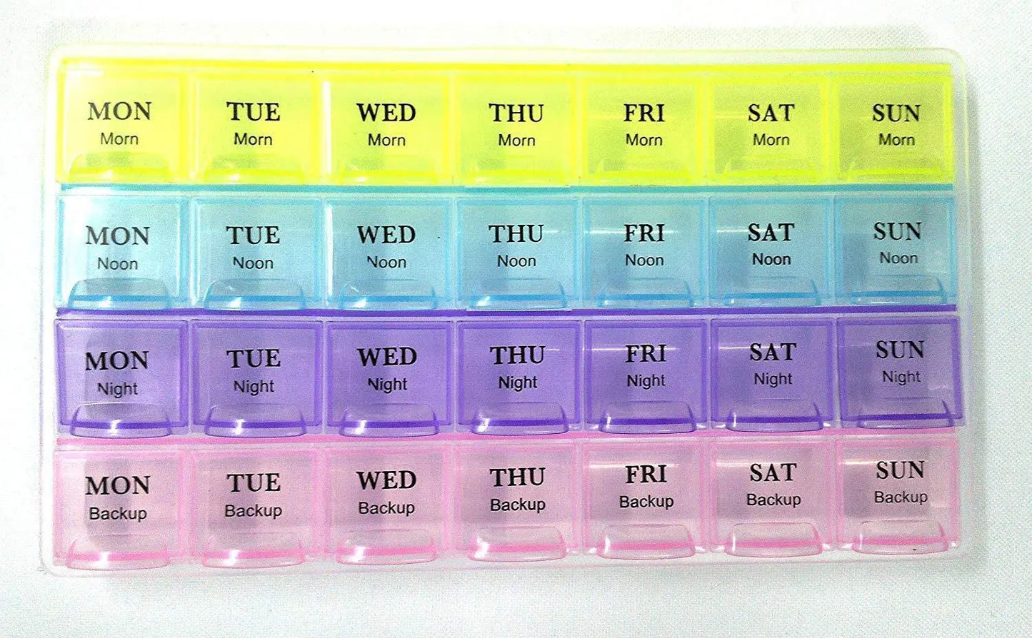 Weekly Pill Organizer Box – 7 - Day 4 - Times - a - Day Medicine Storage with 28 Compartments | Travel - Friendly Pill Case - Chestore