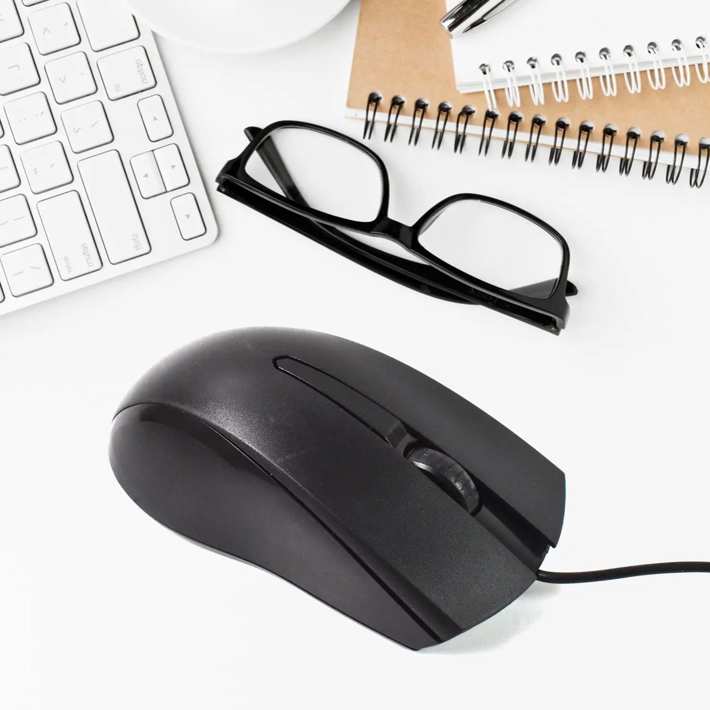 Wired Optical Mouse X2 for Laptop & Desktop – High Precision, Ergonomic Design - Chestore