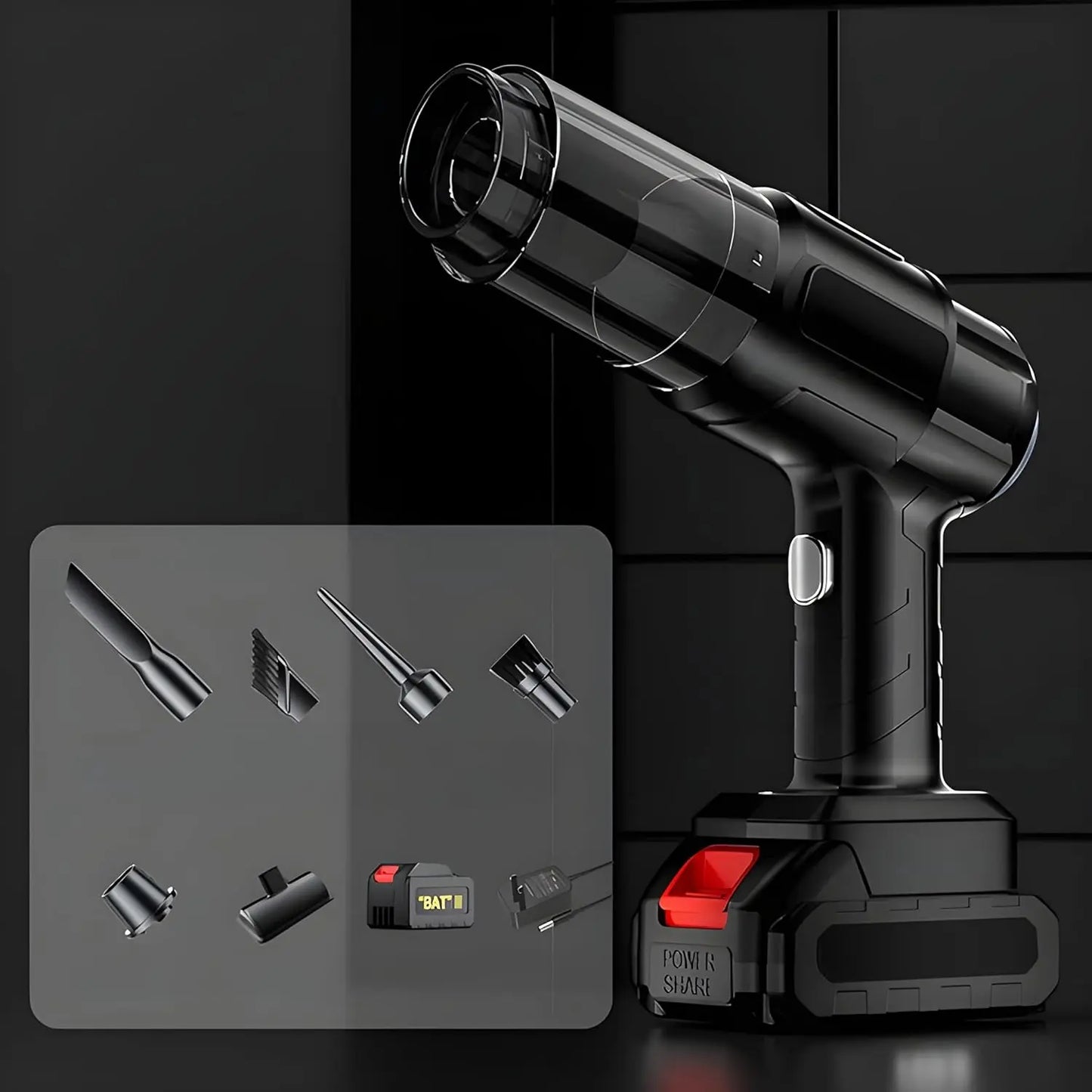 Powerful 240V Wireless Handheld Vacuum Cleaner – Cordless & Portable - Chestore