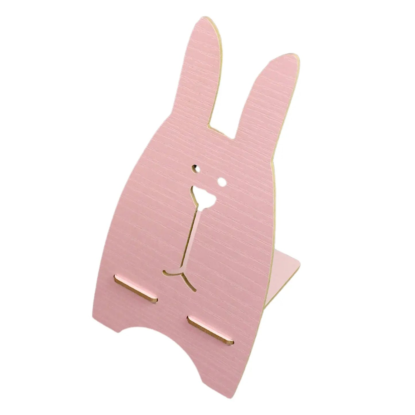 Wooden Rabbit Design Mobile Stand – Cute & Sturdy Phone Holder 🐰📱✨ - Chestore
